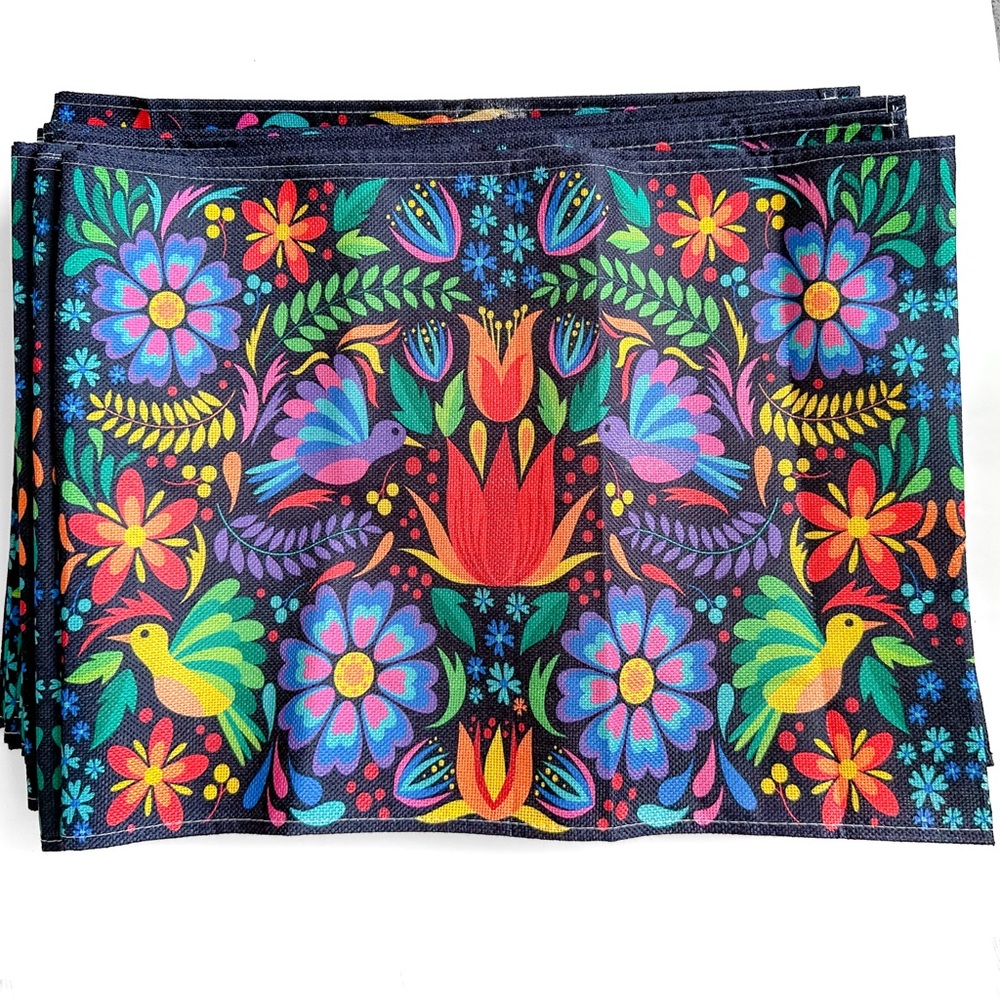 15 ct Table Runners Set Linen Mexican Fiesta Themed Table Decor13x72